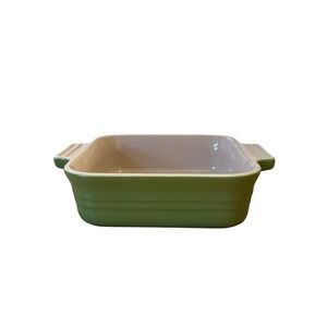 Le Creuset Small Square Stoneware‎ Baking Dish 5.5" Color Kiwi
